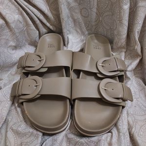 Tan sandals
